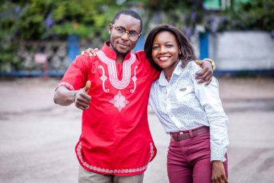 Youth activists Brady Bilala (left) and Marie Musifu (right) advocate with religious leaders and policy makers to ensure that young people in the Democratic Republic of Congo have access to high quality sexual and reproductive health information and services. Youth activists Brady Bilala (left) and Marie Musifu (right) advocate with religious leaders and policy makers to ensure that young people in the Democratic Republic of Congo have access to high quality sexual and reproductive health information and services.
