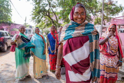 In India, complex factors like caste, marital and economic status can affect the quality of care individuals receive. In Chandoli, the women of the MASM group have decided to do something about it. They advocate with local officials for better services and educate the community about their rights. Payaari (center) has been a group leader for 12 years. In India, complex factors like caste, marital and economic status can affect the quality of care individuals receive. In Chandoli, the women of the MASM group have decided to do something about it. They advocate with local officials for better services and educate the community about their rights. Payaari (center) has been a group leader for 12 years.